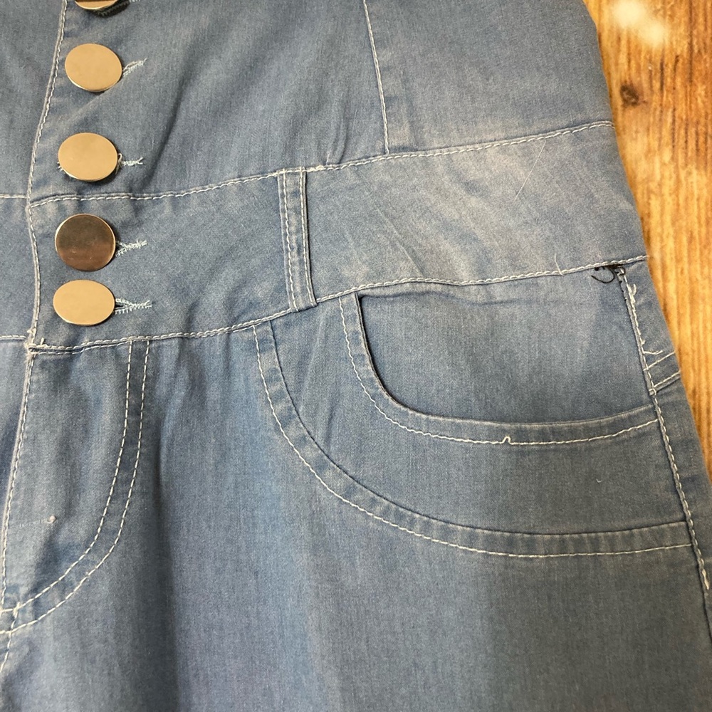 High waisted button fly pants - Picture 4 of 5